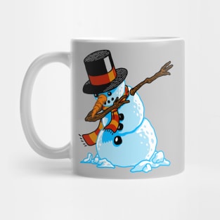 Dabbing Snowman Mug